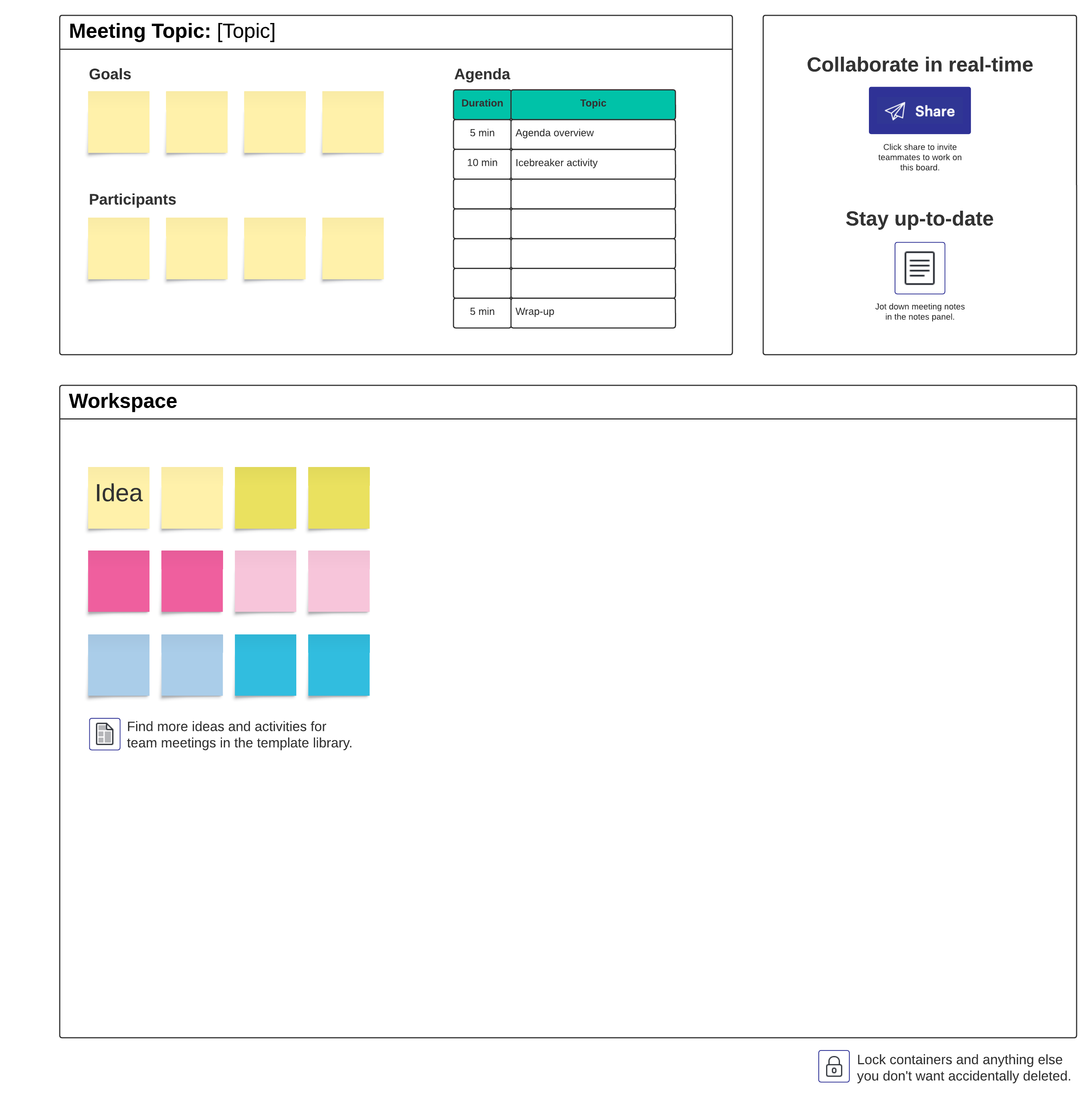 Meeting agenda template (click on image to modify online)